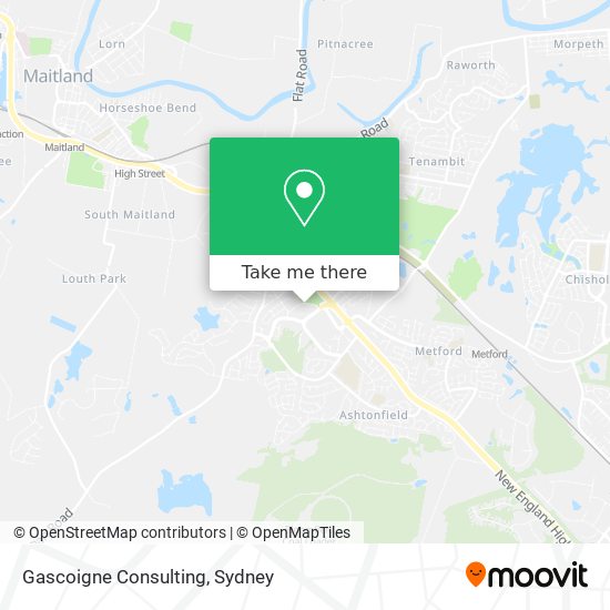 Gascoigne Consulting map