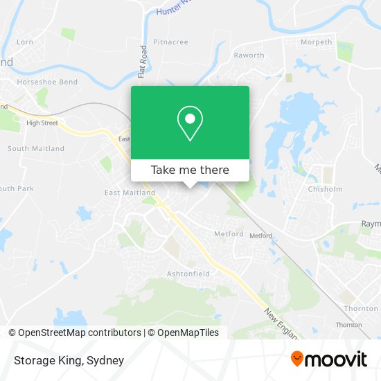 Storage King map