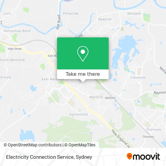 Electricity Connection Service map