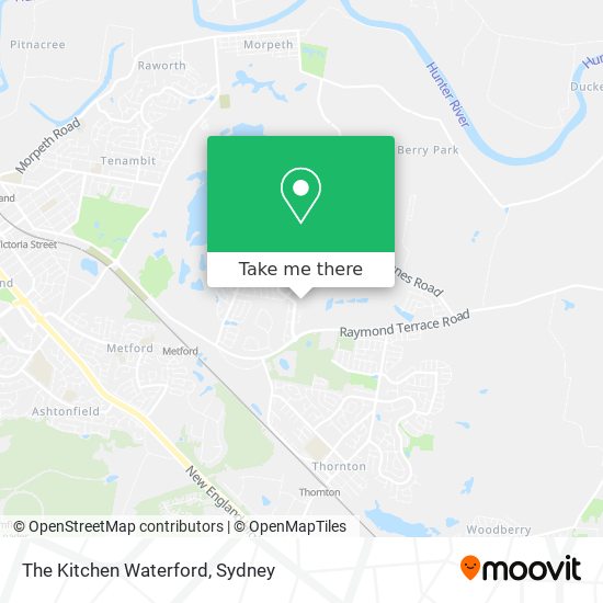 The Kitchen Waterford map