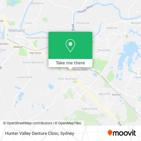 Hunter Valley Denture Clinic map