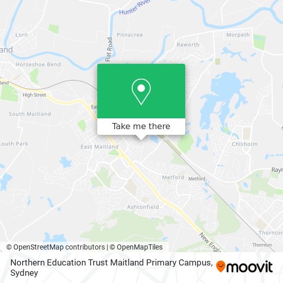 Northern Education Trust Maitland Primary Campus map