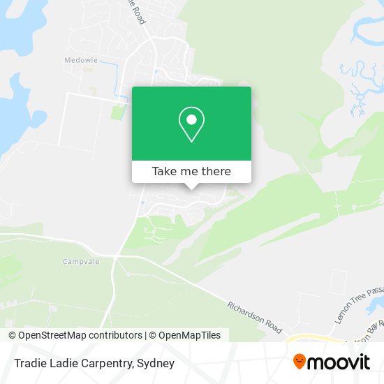 Tradie Ladie Carpentry map