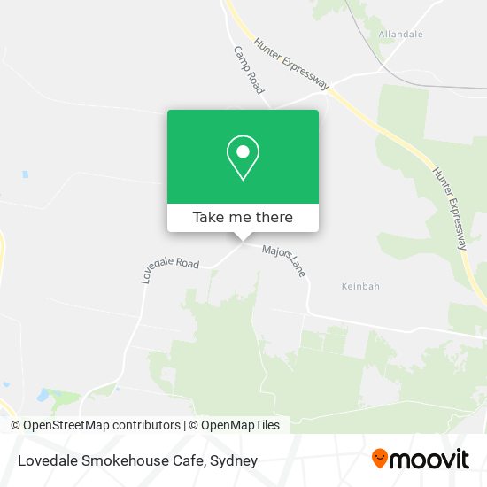 Lovedale Smokehouse Cafe map