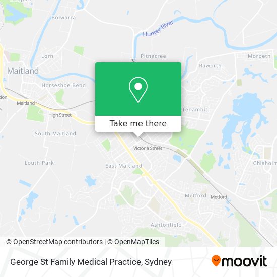 Mapa George St Family Medical Practice