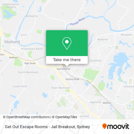 Get Out Escape Rooms - Jail Breakout map