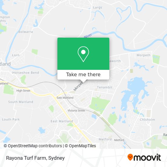 Rayona Turf Farm map