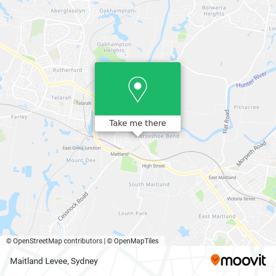 Maitland Levee map