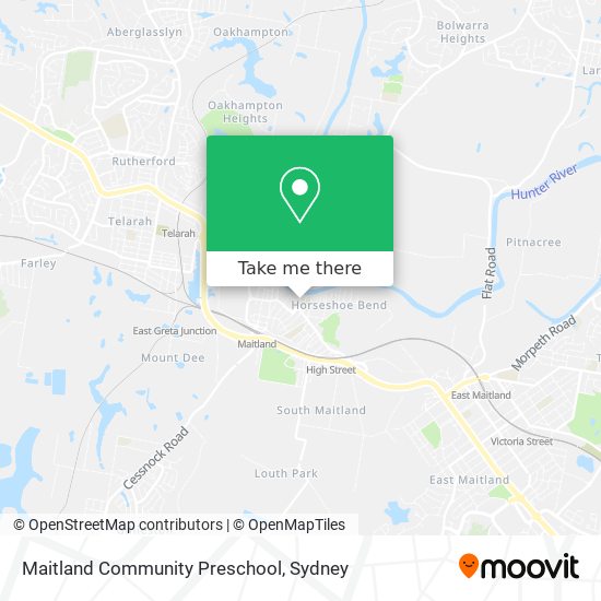 Maitland Community Preschool map