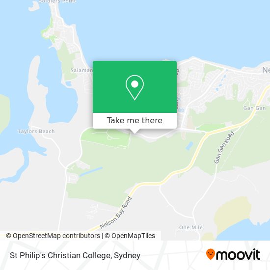 St Philip's Christian College map