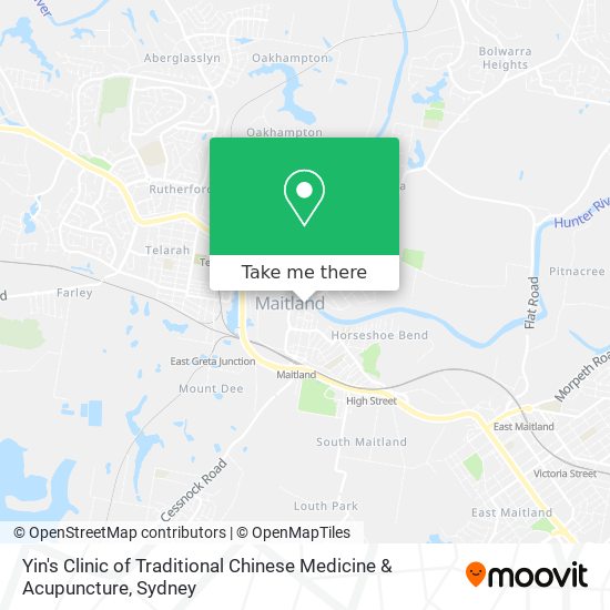 Yin's Clinic of Traditional Chinese Medicine & Acupuncture map