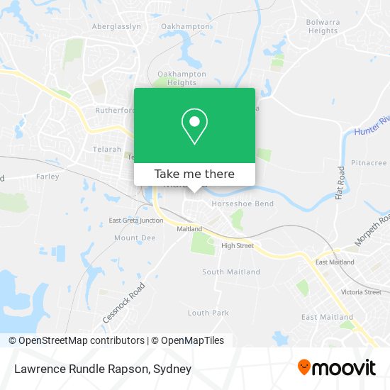 Lawrence Rundle Rapson map