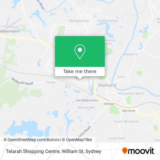 Telarah Shopping Centre, William St map