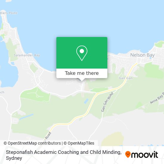 Mapa Steponafish Academic Coaching and Child Minding