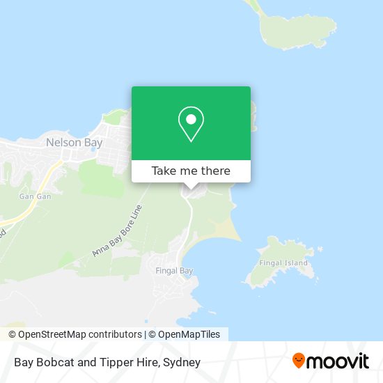 Bay Bobcat and Tipper Hire map