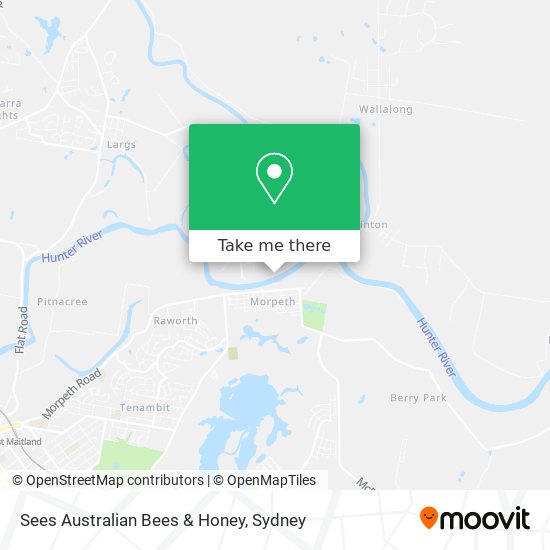 Sees Australian Bees & Honey map