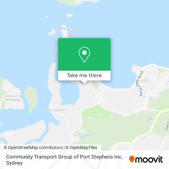Mapa Community Transport Group of Port Stephens Inc