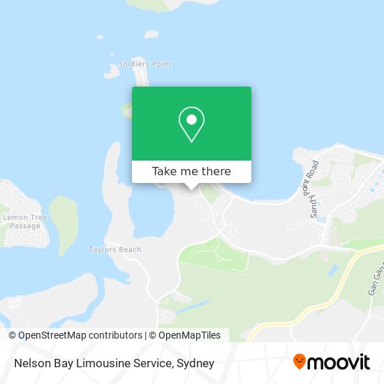 Nelson Bay Limousine Service map