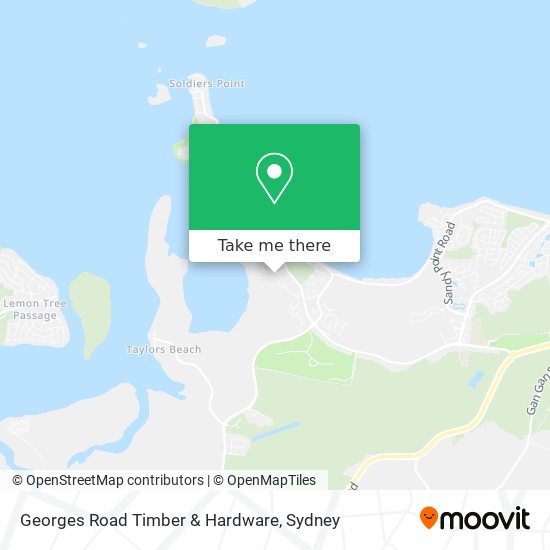 Georges Road Timber & Hardware map