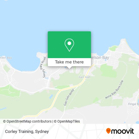 Corley Training map