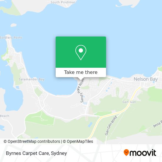 Byrnes Carpet Care map