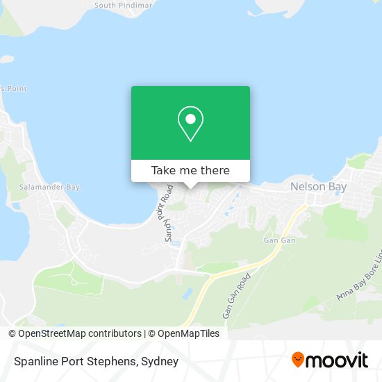 Mapa Spanline Port Stephens