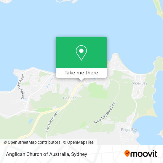 Anglican Church of Australia map