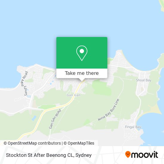 Stockton St After Beenong CL map