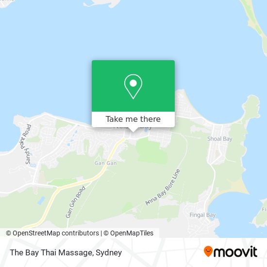 The Bay Thai Massage map