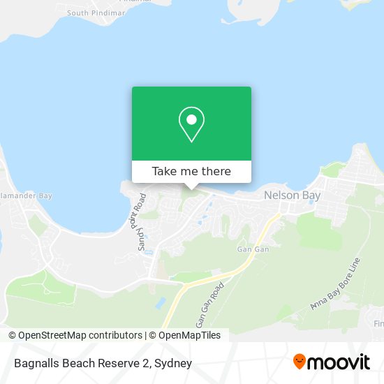 Bagnalls Beach Reserve 2 map