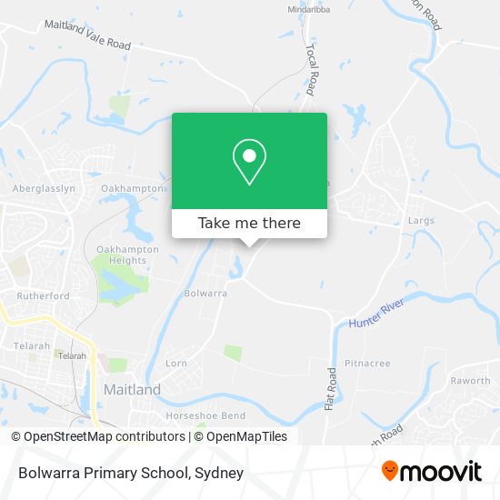 Mapa Bolwarra Primary School