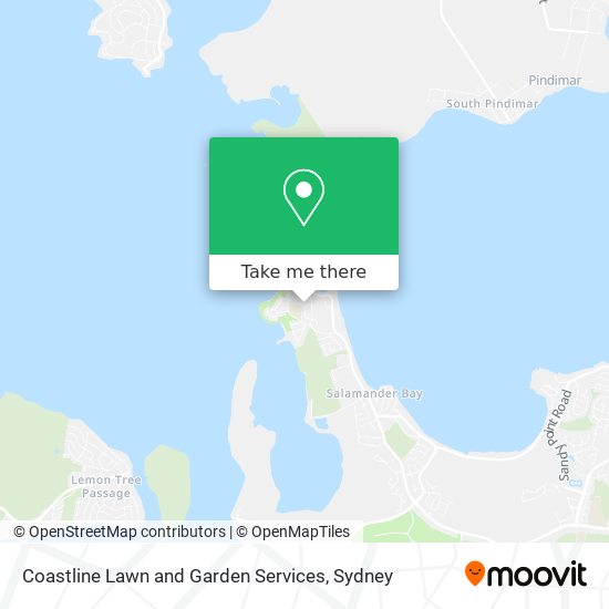 Coastline Lawn and Garden Services map