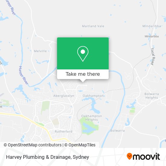 Harvey Plumbing & Drainage map
