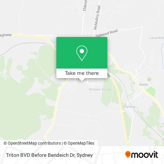 Triton BVD Before Bendeich Dr map