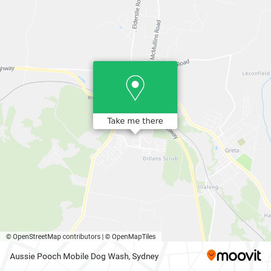 Aussie Pooch Mobile Dog Wash map