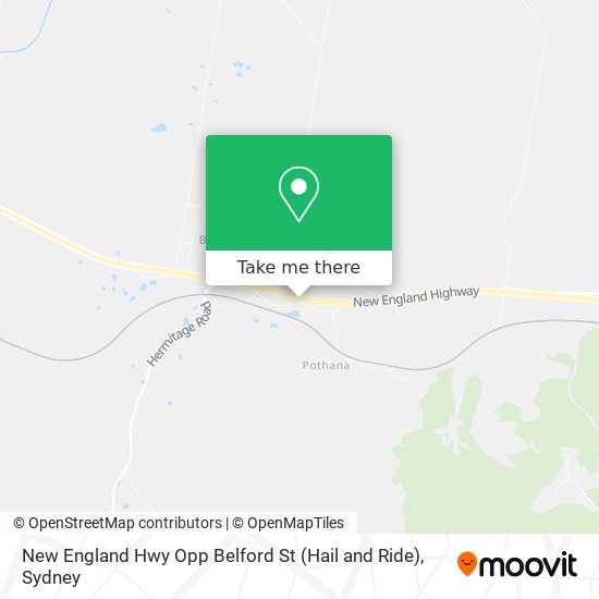 New England Hwy Opp Belford St (Hail and Ride) map