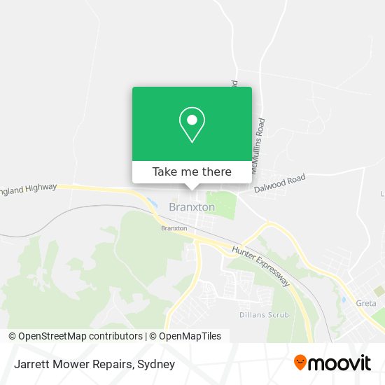 Jarrett Mower Repairs map