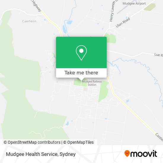 Mudgee Health Service map