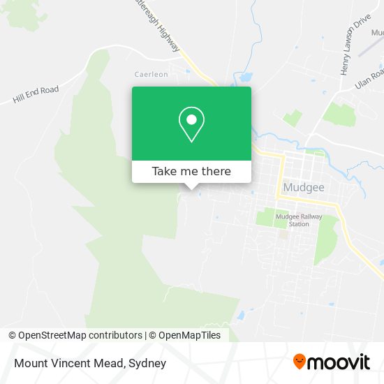 Mapa Mount Vincent Mead