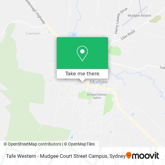 Tafe Western - Mudgee Court Street Campus map