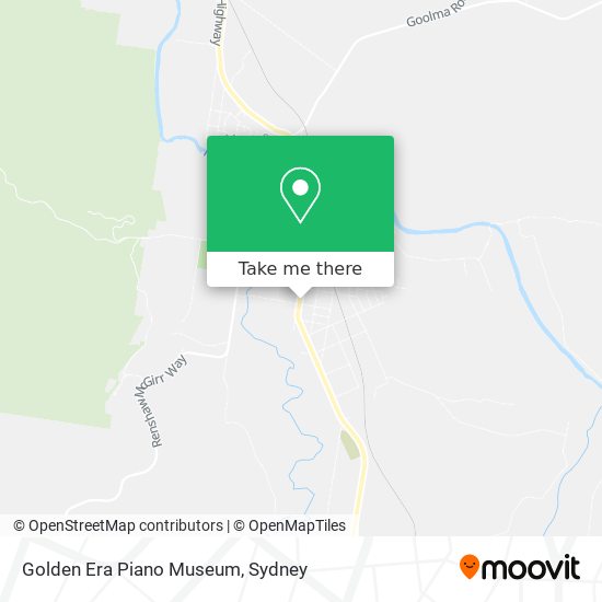 Golden Era Piano Museum map