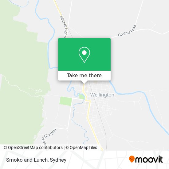 Smoko and Lunch map