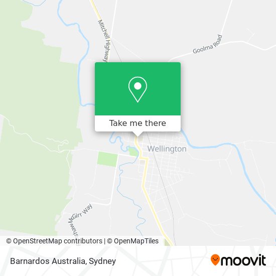 Barnardos Australia map