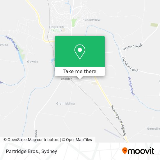 Partridge Bros. map