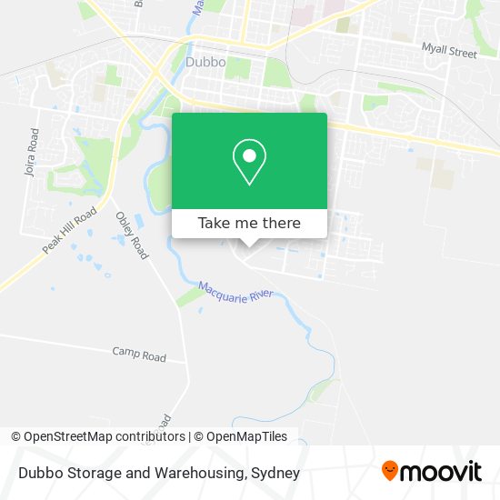 Dubbo Storage and Warehousing map