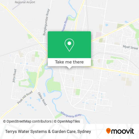 Terrys Water Systems & Garden Care map