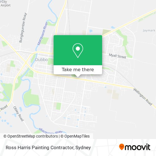 Ross Harris Painting Contractor map