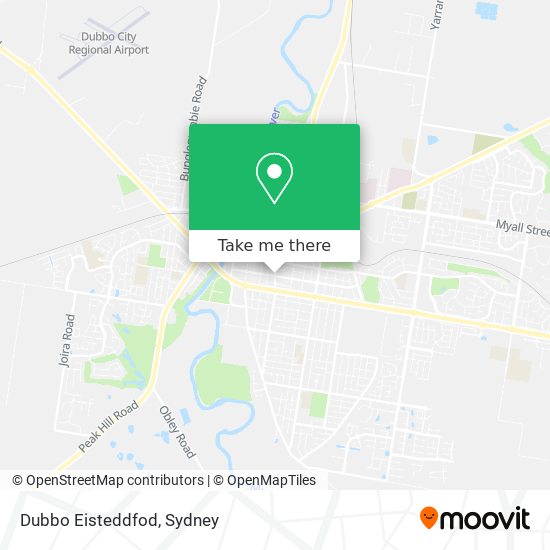 Dubbo Eisteddfod map