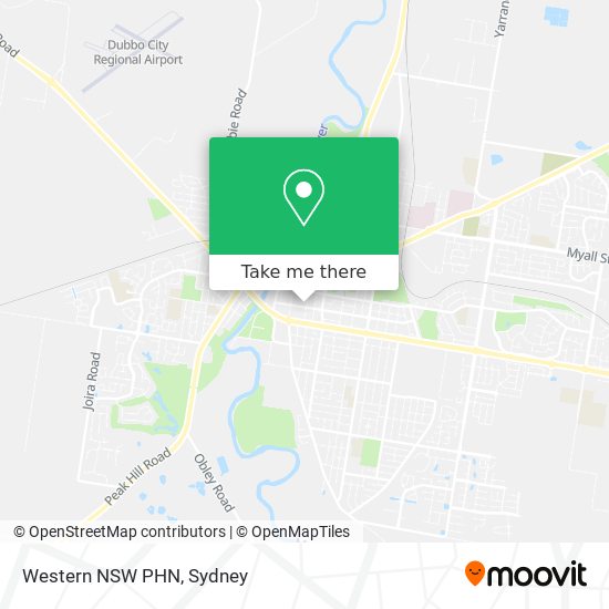Mapa Western NSW PHN