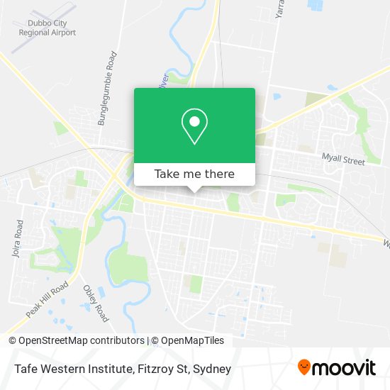 Tafe Western Institute, Fitzroy St map